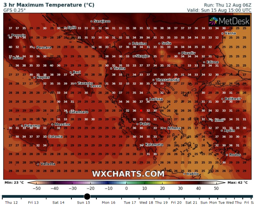 Καιρός: Νέα πτώση της θερμοκρασίας το Σάββατο στα ανατολικά, άνεμοι έως έξι μποφόρ στο Αιγαίο - Έρχεται νέο «κύμα» καύσωνα