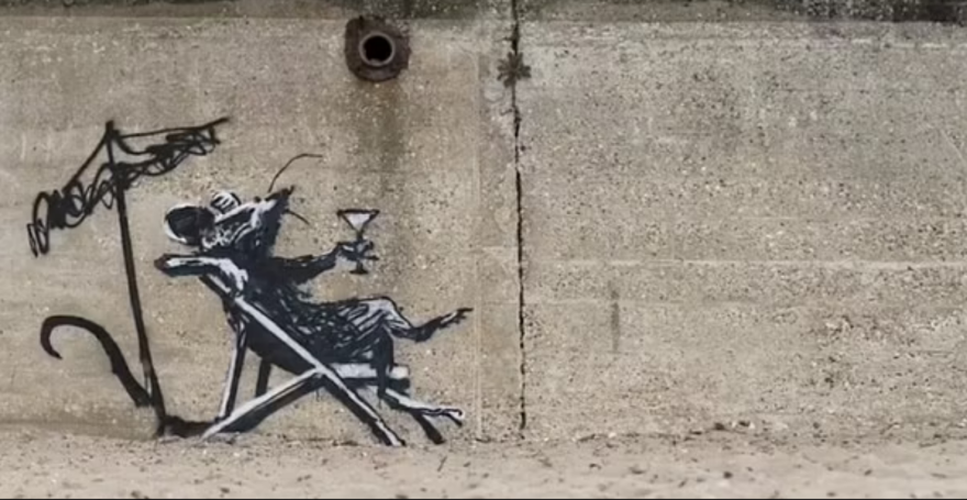 Μπάνκσι: Βανδάλισαν το νέο του γράφιτι 24 ώρες αφότου αποκάλυψε ότι είναι ο δημιουργός του!