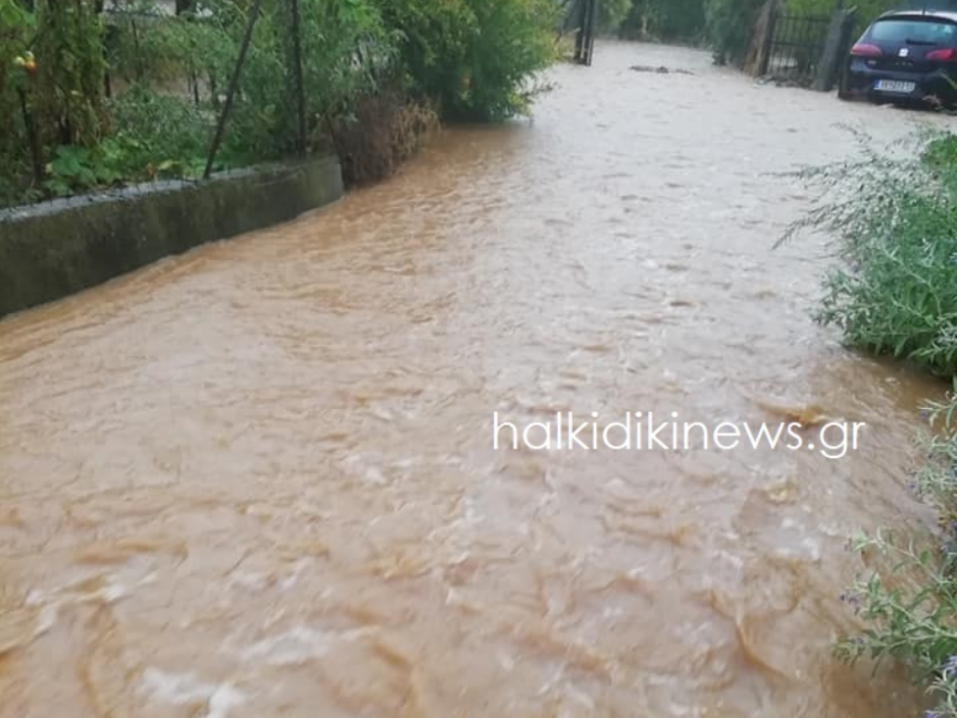 Δείτε βίντεο: «Άνοιξαν οι ουρανοί» στην Άφυτο και στην Καλλιθέα της Χαλκιδικής - Εικόνες από τις χθεσινές καταστροφές