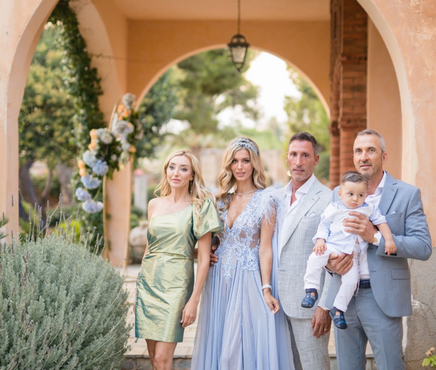 Ανδρέας Παναγιώτου - Αλεξάνδρα Λοΐζου: Βάπτιση χλιδής για τον μεγιστάνα του real estate και την πανέμορφη σύζυγό του