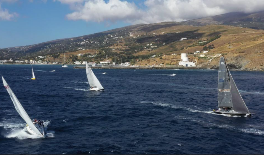 Με Μάντη - Καγιαλή και το σκάφος «Velos» ο Ιστιοπλοϊκός αγώνας Άνδρου