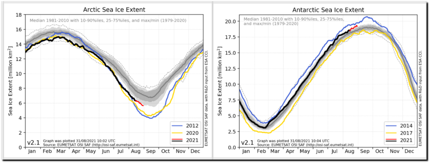 Κολυδάς: Παρά την υπερθέρμανση, σε ύψος ρεκόρ οι πάγοι στη θάλασσα σε Ανταρκτική και Αρκτική