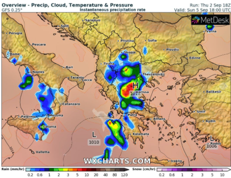 Καιρός: Αλλαγή σε  Φθινοπωρινό σκηνικό - Ισχυρές βροχές το Σαββατοκύριακο - Δείτε τι καιρό θα κάνει σήμερα