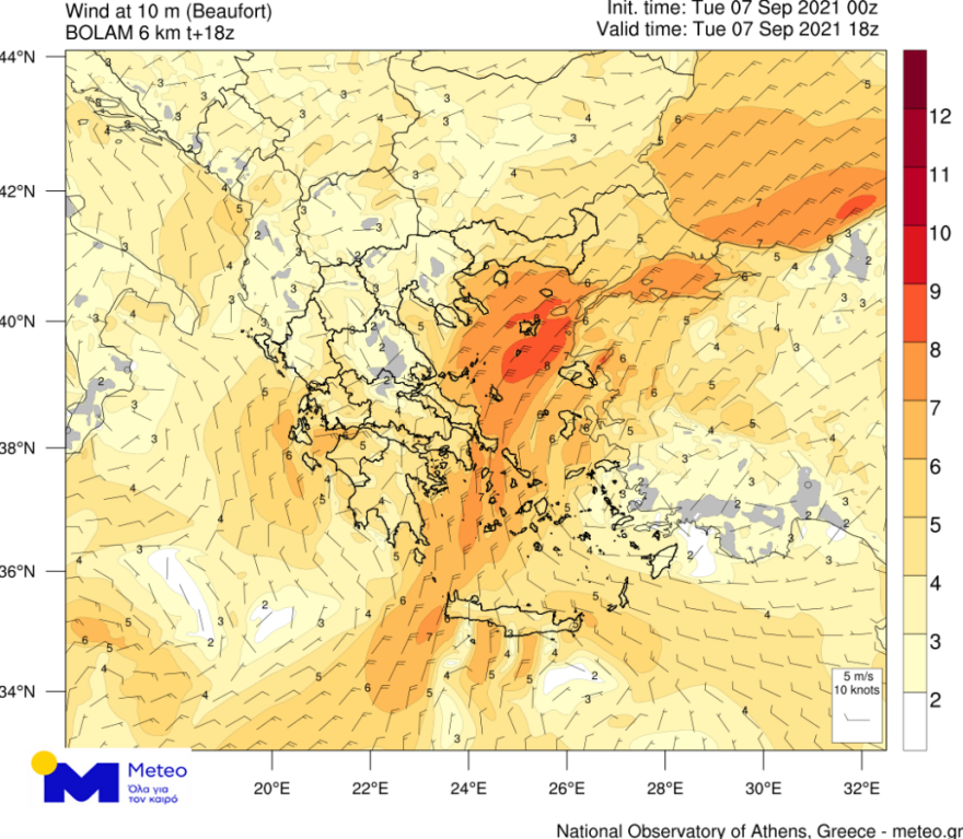 Καιρός σήμερα: Πολύ θυελλώδεις βοριάδες έως και οκτώ μποφόρ στο Αιγαίο, ψύχρα από το πρωί - Δείτε χάρτες, βίντεο