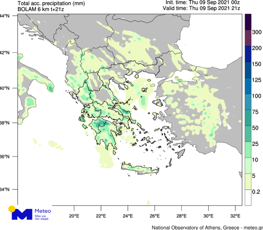 Καιρός - «Ψυχρή Λίμνη»: Πού κινείται τώρα η κακοκαιρία - Καταιγίδες και κίνδυνος για πλημμύρες σε πυρόπληκτες περιοχές