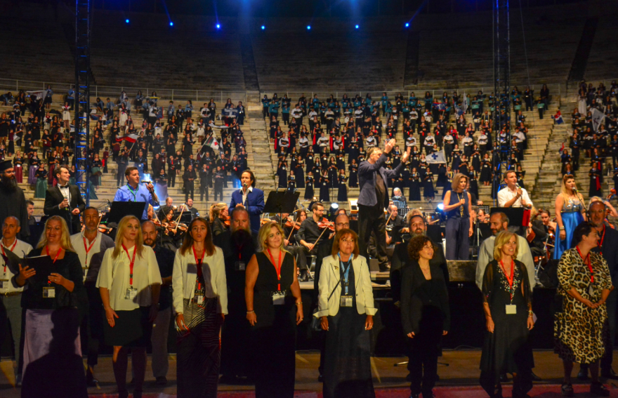 Συναυλία για την Επανάσταση του 1821 από την Εκκλησία της Ελλάδος στο Καλλιμάρμαρο - Δείτε φωτογραφίες