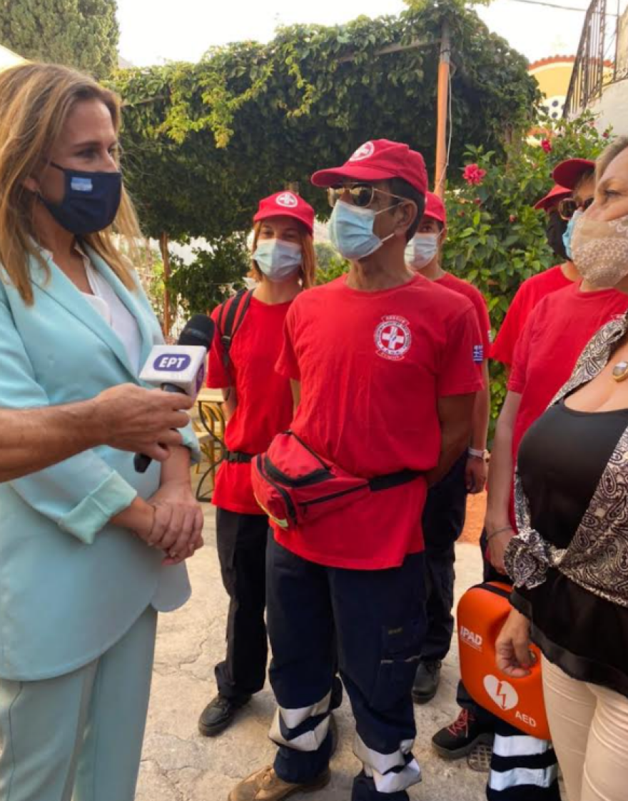 Σύμη: Εγκαίνια Μονάδας Τηλεψυχιατρικής από την υφυπουργό Υγείας Ζωή Ράπτη