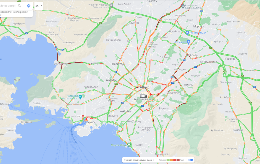 Αυξημένη η κίνηση τώρα στους δρόμους - Κυκλοφοριακές ρυθμίσεις από το βράδυ στη γέφυρα Καλυφτάκη