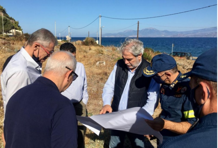 Αυτοψία στη δυτική Αττική: Επίσπευση των αντιπλημμυρικών έργων μετά τις φωτιές ζήτησε ο Στυλιανίδης