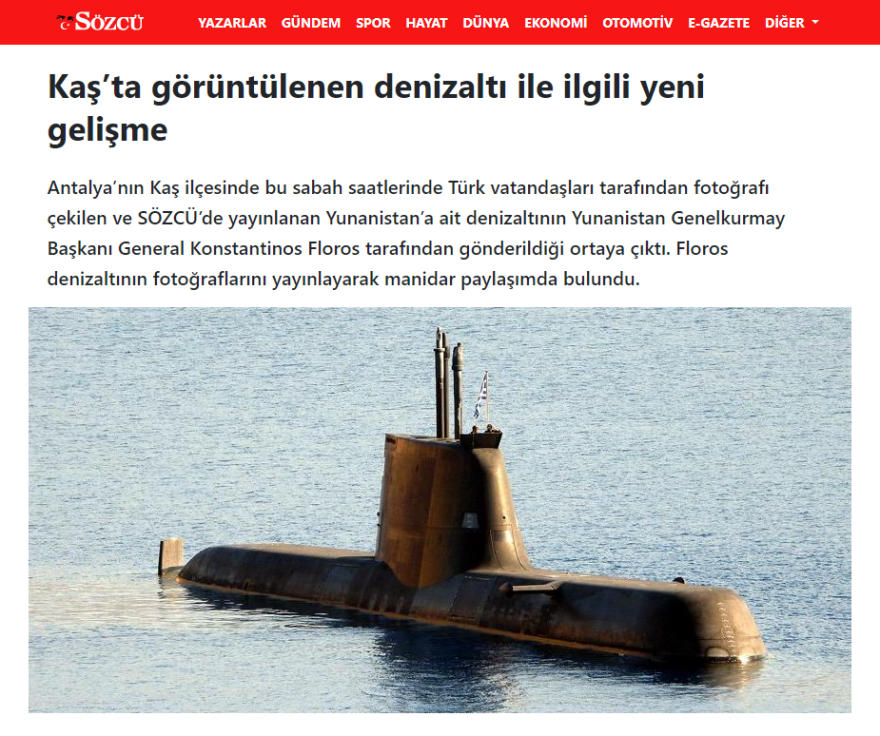 Καστελόριζο: Τι λένε οι Τούρκοι για το τρολάρισμα του Α/ΓΕΕΘΑ με το «Παπανικολής»