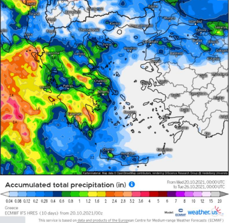 Καιρός - Γιάννης Καλλιάνος: Έρχεται κακοκαιρία Κυριακή και Δευτέρα, καταιγίδες και στην Αττική - Πού θα βρέχει από μεθαύριο