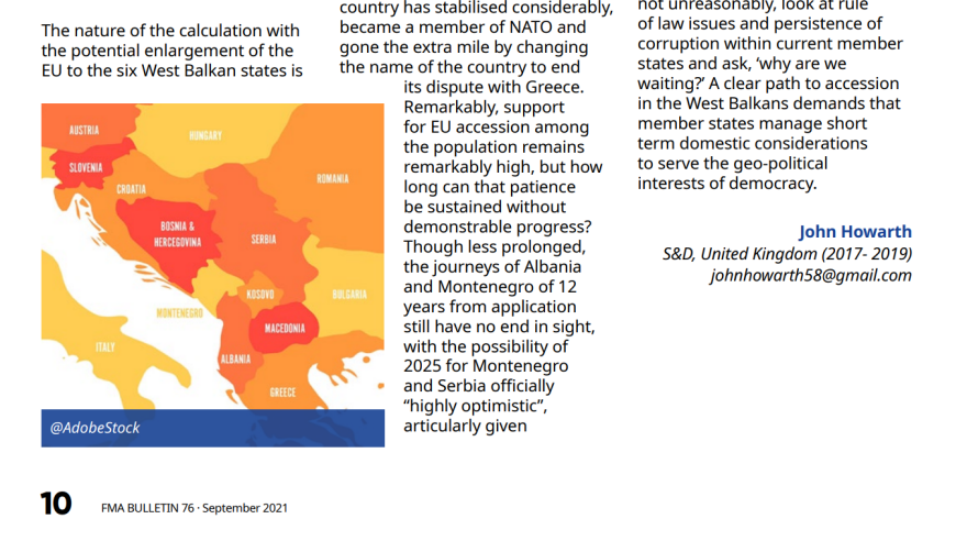 Ως «Μακεδονία» παρουσιάζει τα Σκόπια, το επίσημο περιοδικό των πρώην μελών του Ευρωπαϊκού Κοινοβουλίου