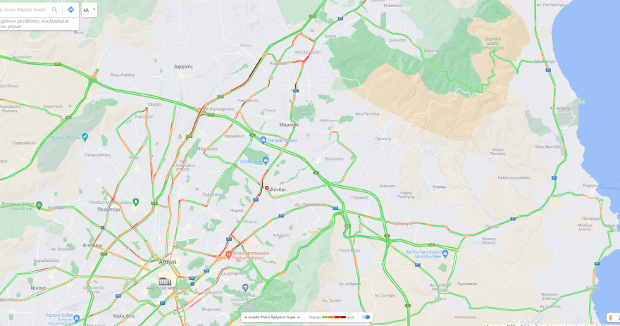 Κίνηση στους δρόμους: Πρεμιέρα σήμερα για τον Δακτύλιο με κυκλοφοριακό «έμφραγμα» στους δρόμους - Live εικόνα 