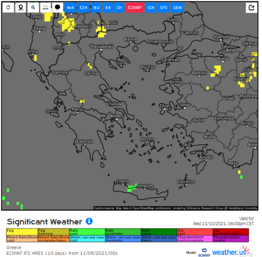 Καιρός: Θυελλώδεις βοριάδες έως οκτώ μποφόρ και κρύο από την Τετάρτη - Δείτε χάρτες