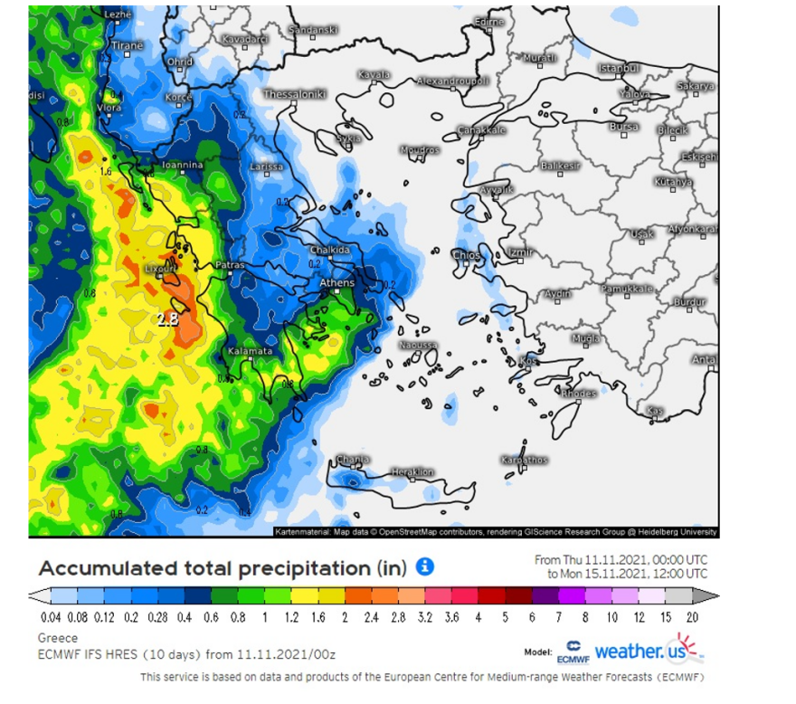 Καιρός - Καλλιάνος: «Καμία απολύτως συζήτηση για βαρυχειμωνιά από την ερχόμενη εβδομάδα» - Πού θα βρέχει την Κυριακή