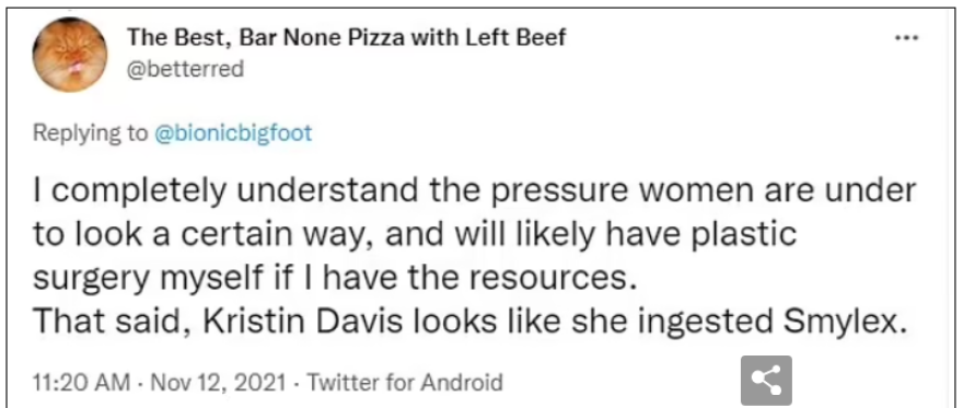 Η Κριστίν Ντέιβις του «Sex and the City» έγινε μια... άλλη από τις αισθητικές επεμβάσεις