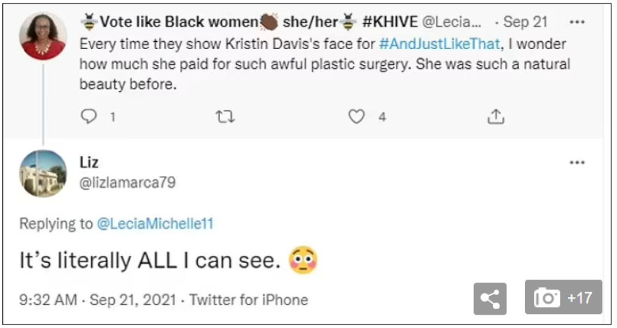 Η Κριστίν Ντέιβις του «Sex and the City» έγινε μια... άλλη από τις αισθητικές επεμβάσεις