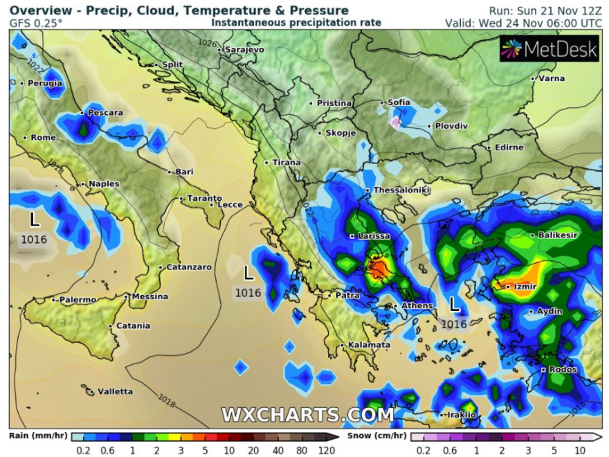 Καιρός: Εβδομάδα βροχών και καταιγίδων - Ποιες περιοχές θα επηρεαστούν