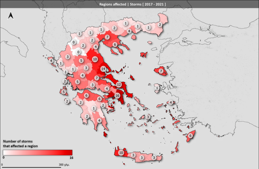 Καιρός: To 2019 ήταν το έτος με τις περισσότερες κακοκαιρίες με ονοματοδοσία - Την περίοδο 2017-2021 καταγράφηκαν 66 νεκροί