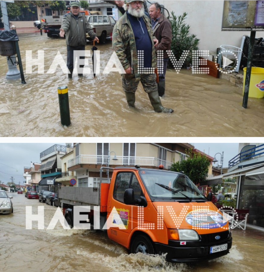 Καιρός: Η δυτική Ελλάδα στη «δίνη» της κακοκαιρίας - Διεκόπη η κυκλοφορία στην Πατρών - Πύργου, λόγω πλημμύρας  - Δείτε βίντεο