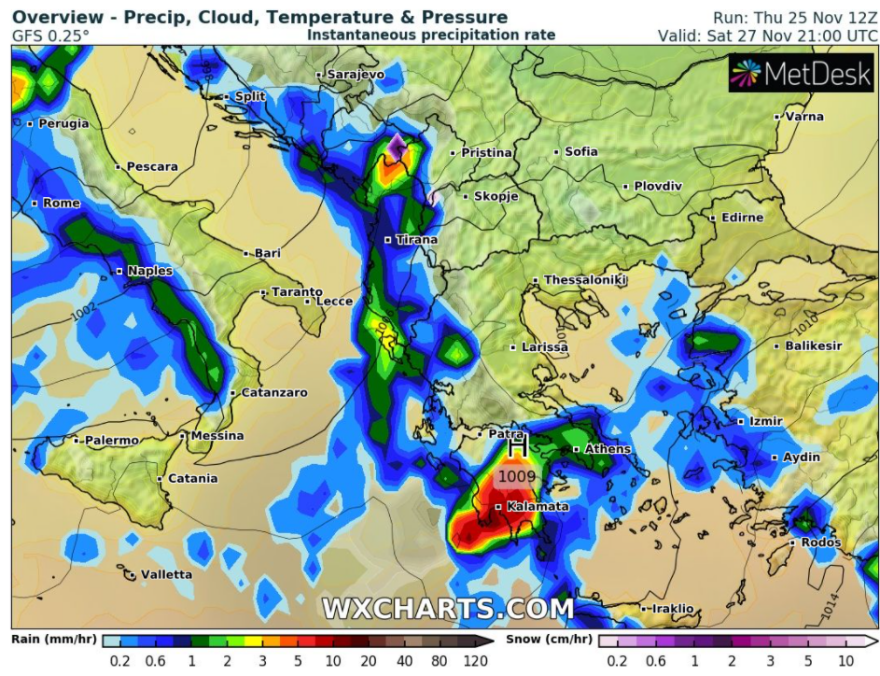 Καιρός: Κακοκαιρία μέχρι και την Τρίτη με ισχυρές καταιγίδες από τα δυτικά, επικίνδυνες βροχές και στην Αττική 