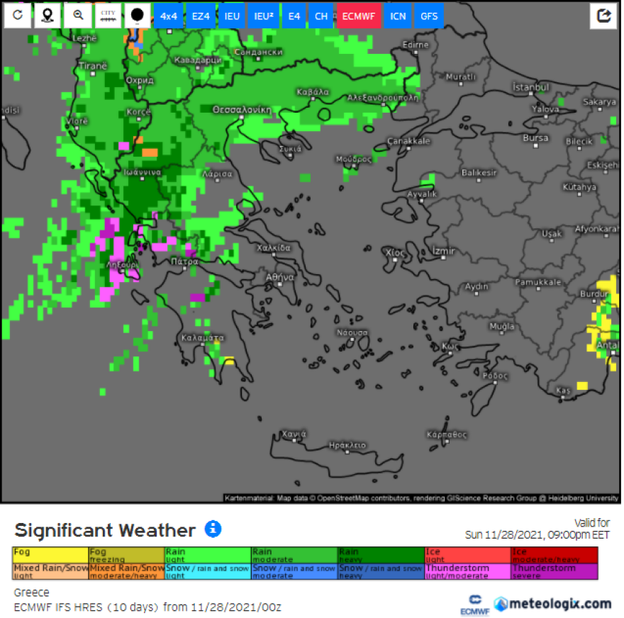 Καιρός: Νέο «κύμα» κακοκαιρίας στην Αττική από το απόγευμα, τρίτη ημέρα ισχυρών καταιγίδων από τα δυτικά 