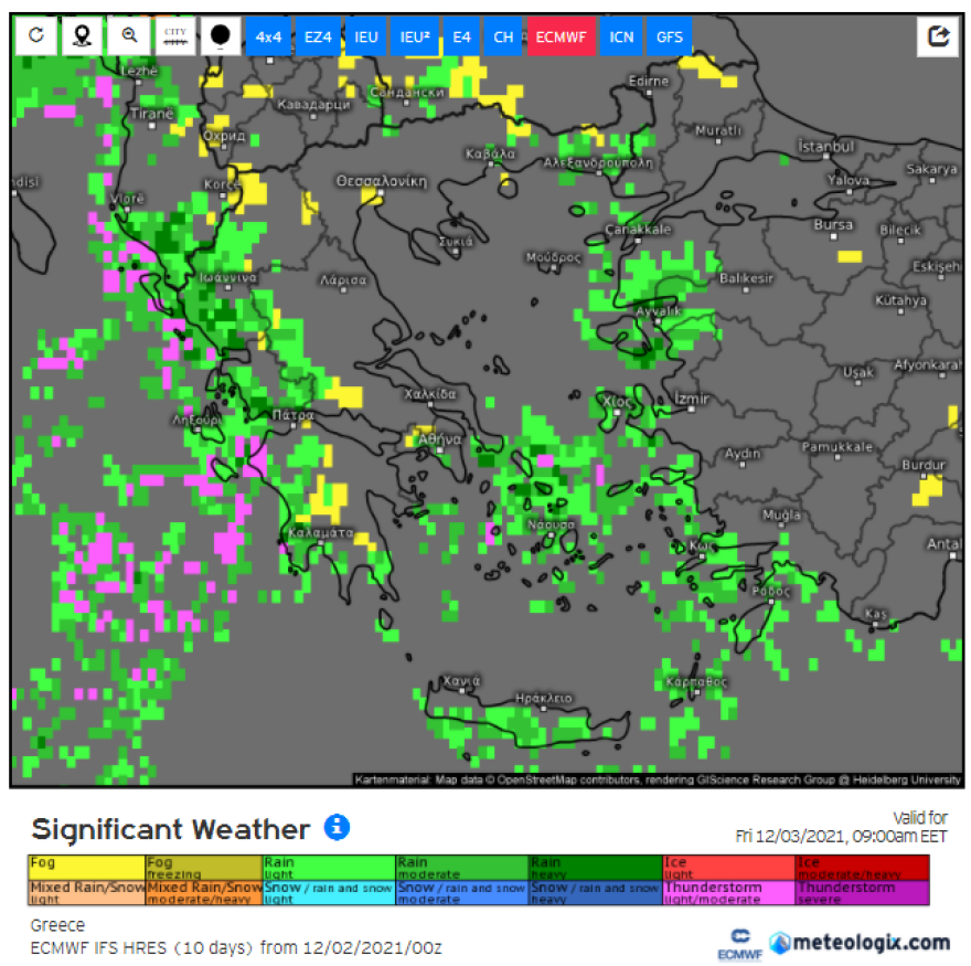Καιρός: Σε ισχύ το έκτακτο δελτίο με ισχυρές καταιγίδες, ποιες περιοχές επηρεάζονται το επόμενο διήμερο 