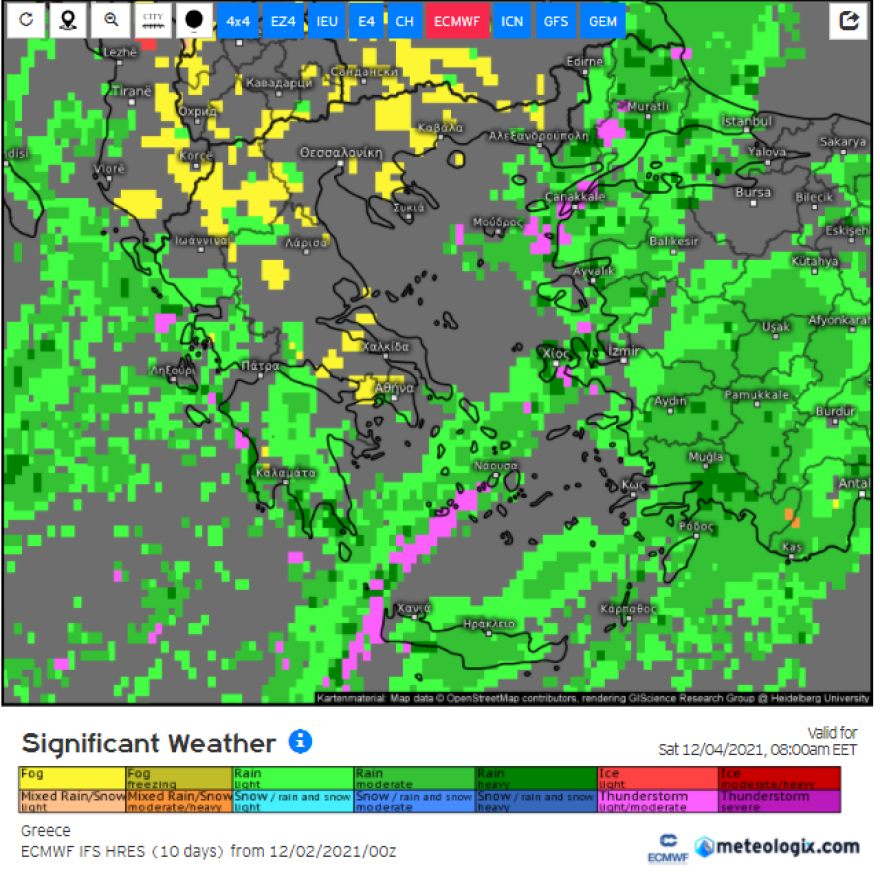 Καιρός: Σε ισχύ το έκτακτο δελτίο με ισχυρές καταιγίδες, ποιες περιοχές επηρεάζονται το επόμενο διήμερο 
