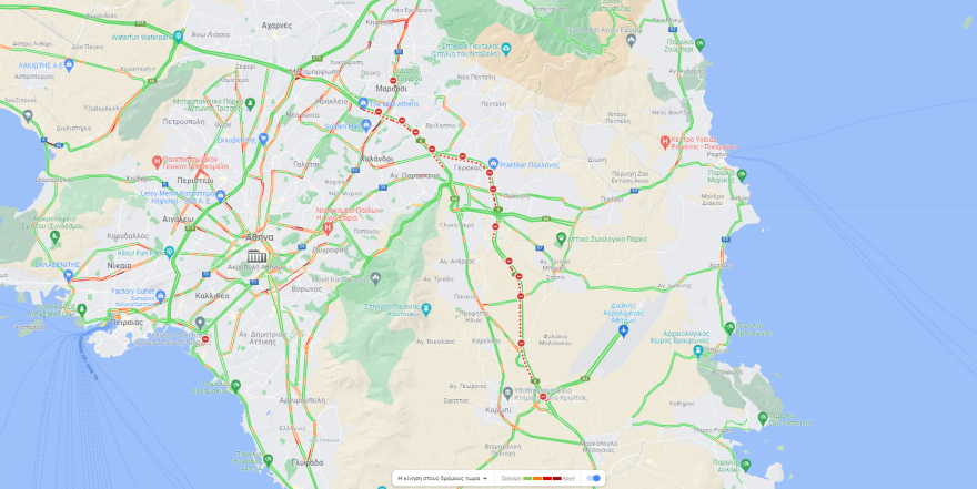 Αττική Οδός: Κυκλοφοριακές ρυθμίσεις για την αναχώρηση του Πάπα Φραγκίσκου