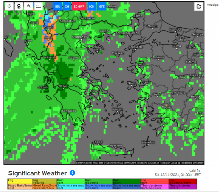 Καιρός: Ισχυρές καταιγίδες και άνεμοι προ των πυλών - Για επικίνδυνα φαινόμενα το Σάββατο προειδοποιούν οι μετεωρολόγοι 