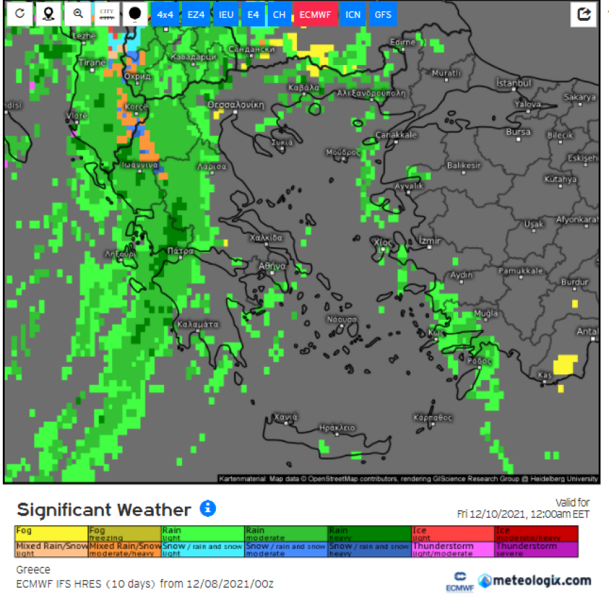 Καιρός: Ισχυρές καταιγίδες και άνεμοι προ των πυλών - Για επικίνδυνα φαινόμενα το Σάββατο προειδοποιούν οι μετεωρολόγοι 