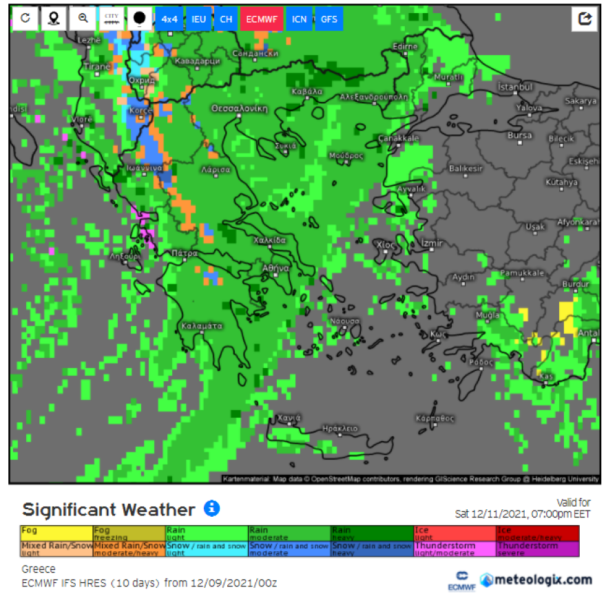 Καιρός: Έτσι θα κινηθεί η κακοκαιρία τις επόμενες ημέρες, νέα επιδείνωση από το Σάββατο με ισχυρά φαινόμενα