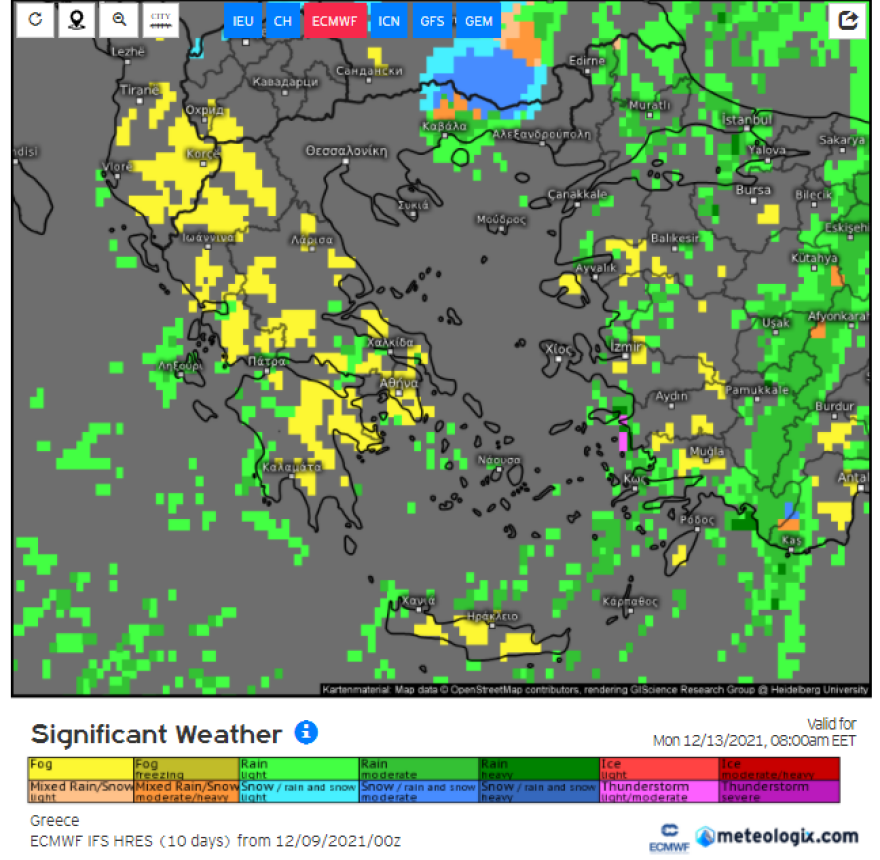 Καιρός: Έτσι θα κινηθεί η κακοκαιρία τις επόμενες ημέρες, νέα επιδείνωση από το Σάββατο με ισχυρά φαινόμενα