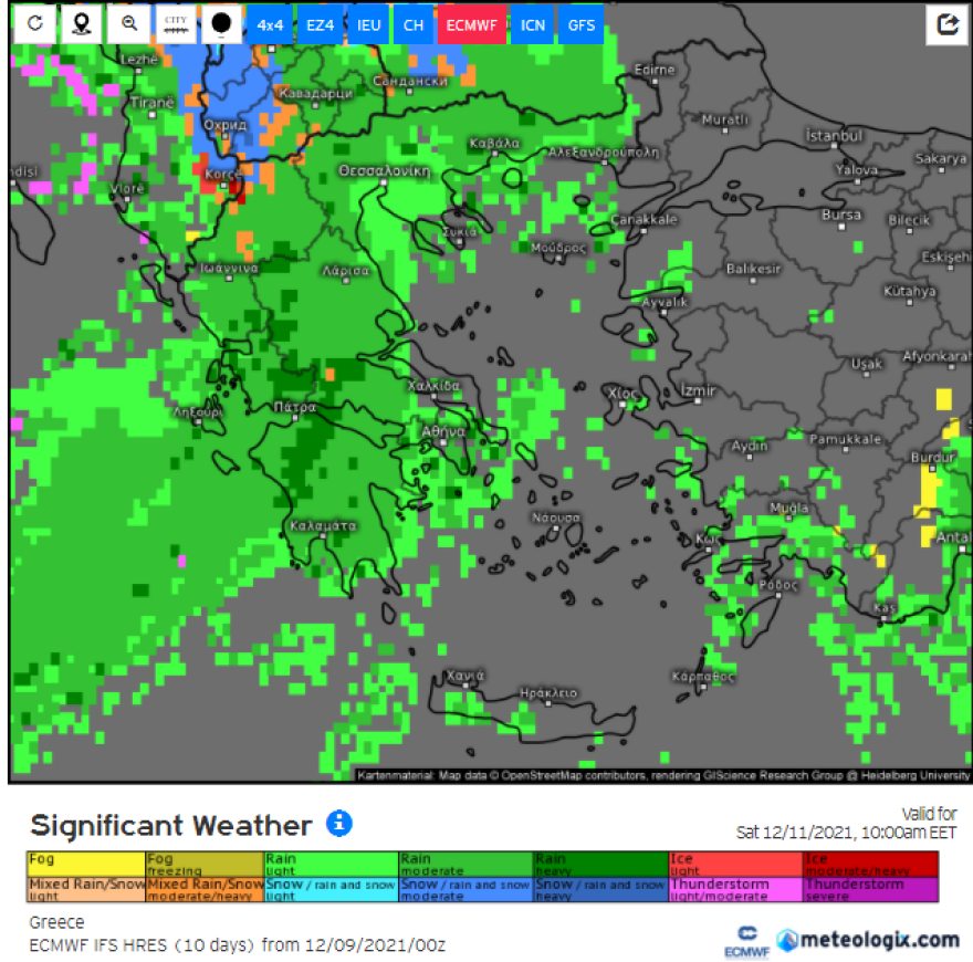Καιρός: Έτσι θα κινηθεί η κακοκαιρία τις επόμενες ημέρες, νέα επιδείνωση από το Σάββατο με ισχυρά φαινόμενα