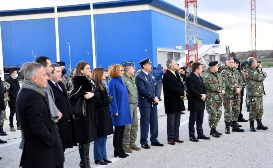 Δείτε φωτογραφίες από την τελετή ανάληψης της αστυνόμευσης του εναέριου χώρου των Σκοπίων από το ΝΑΤΟ