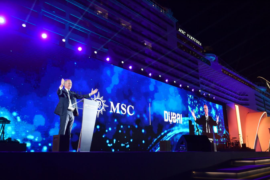 Ντουμπάι: Η Σοφία Λόρεν βάφτισε το νεότευκτο κρουαζιερόπλοιο «MSC Virtuosa»