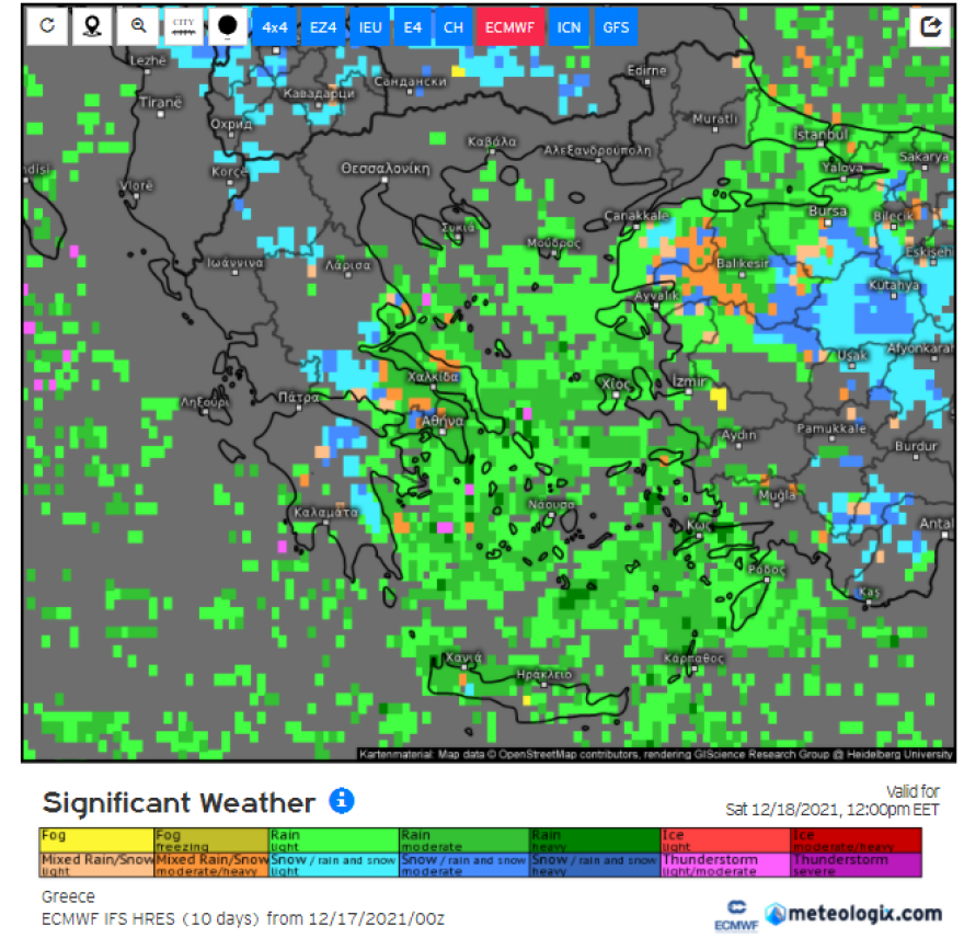Καιρός: Η κακοκαιρία «Κάρμελ» ντύνει στα «λευκά» τη χώρα, πού χιονίζει αυτήν την ώρα