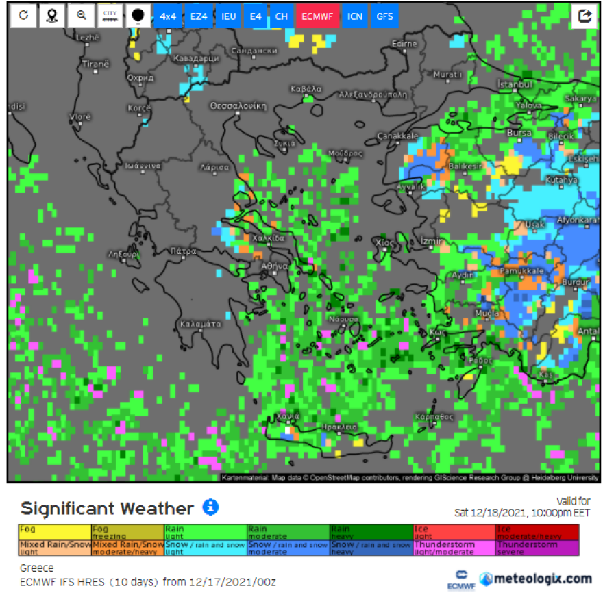 Καιρός - κακοκαιρία «Κάρμελ»: Η θερμοκρασία θα υποχωρήσει σε ένα 24ωρο έως και οκτώ βαθμούς