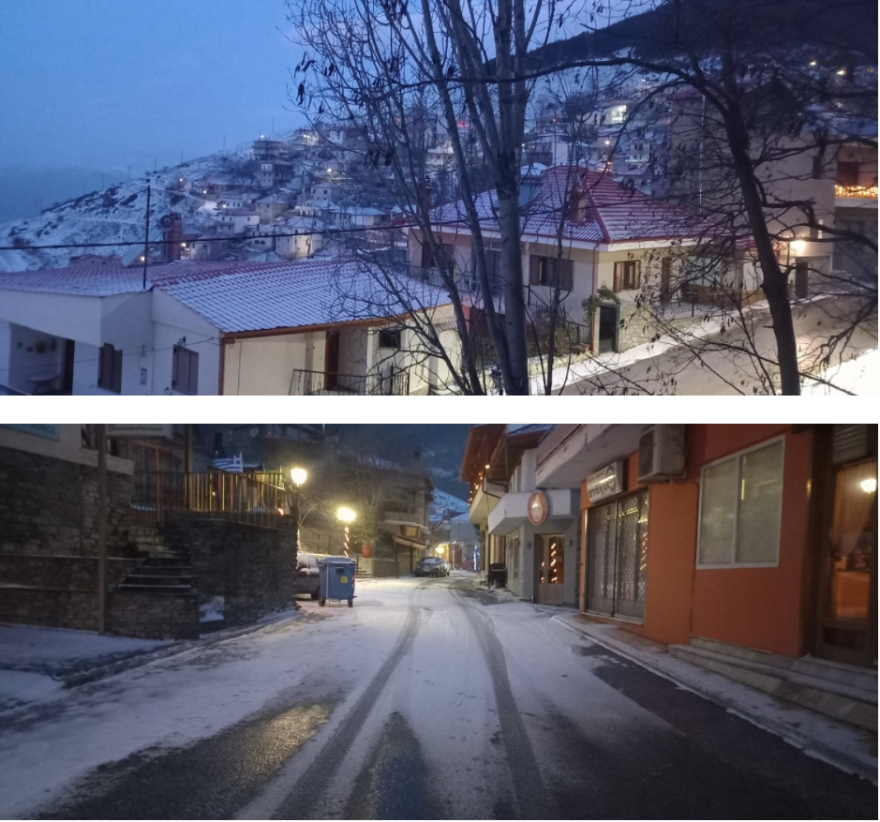 Καιρός: Η κακοκαιρία «Κάρμελ» ντύνει στα «λευκά» τη χώρα, πού χιονίζει αυτήν την ώρα