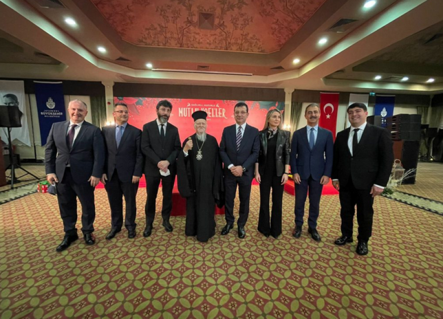Ο Οικουμενικός Πατριάρχης στο χριστουγεννιάτικο δείπνο του Ιμάμογλου    