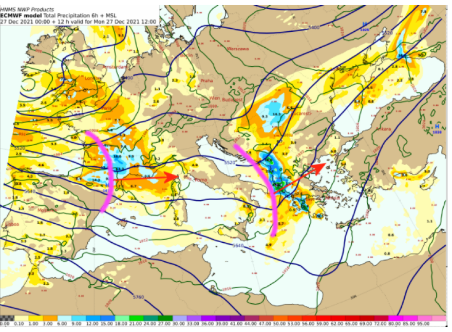 Καιρός: Διήμερη κακοκαιρία στα δυτικά λίγο πριν την ηλιόλουστη Πρωτοχρονιά, πώς επηρεάζεται η Αττική