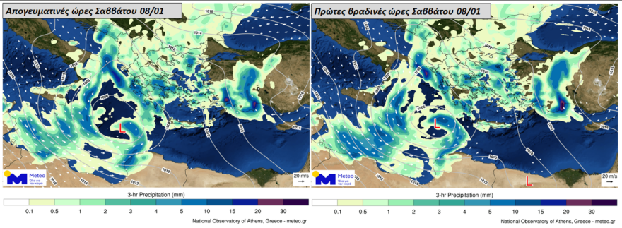 Καιρός: Καταιγίδες το μεσημέρι στην Αττική, συνεχίζονται οι βροχές σε όλη τη χώρα