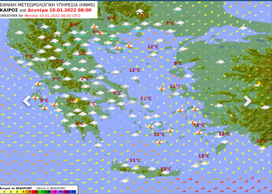  Καιρός: Βροχές και πτώση της θερμοκρασίας σήμερα - Πού θα είναι ισχυρά τα φαινόμενα