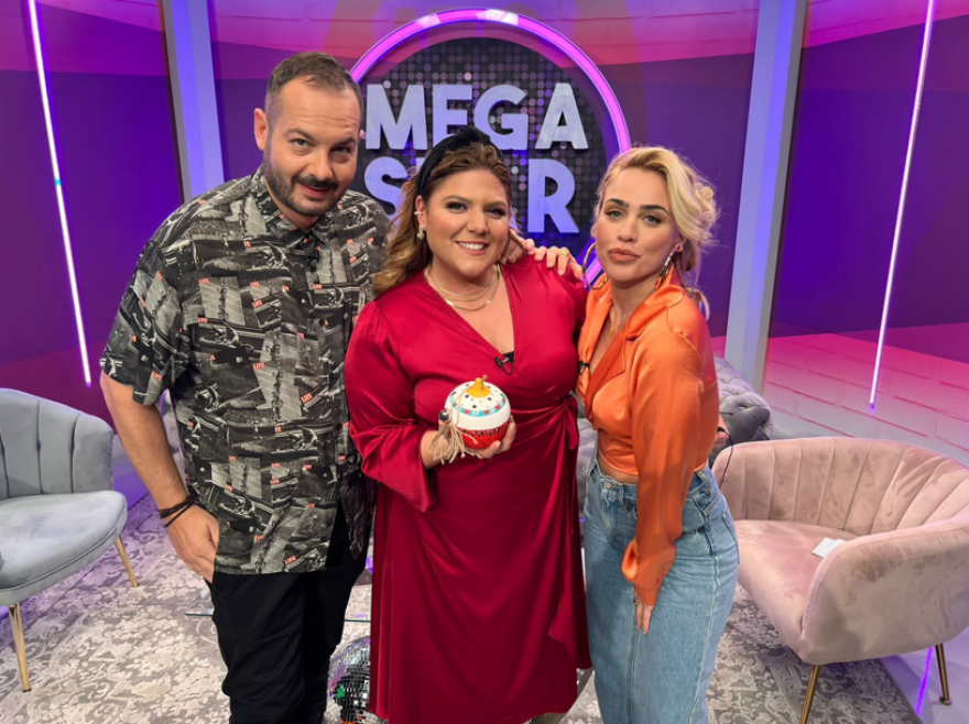 MEGA Star: Η Δανάη Μπάρκα κάνει ποδαρικό στην πρώτη εκπομπή για το 2022