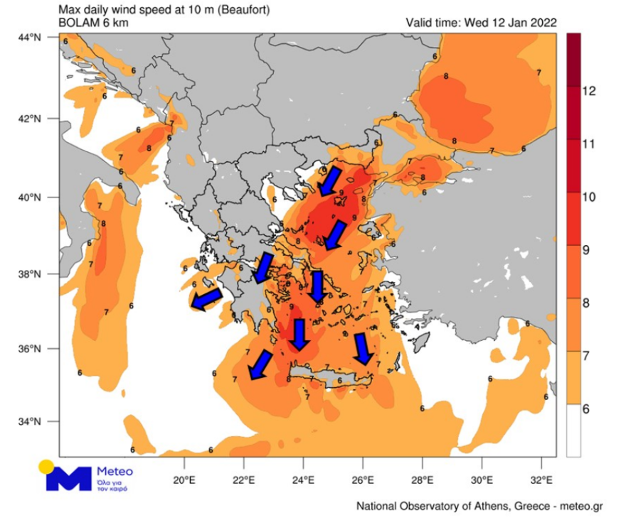 Καιρός - Γιάννης Καλλιάνος:  Πρόσκαιρη χιονόπτωση στα βόρεια τμήματα της Αττικής τα μεσάνυχτα, πού συνεχίζονται τα προβλήματα
