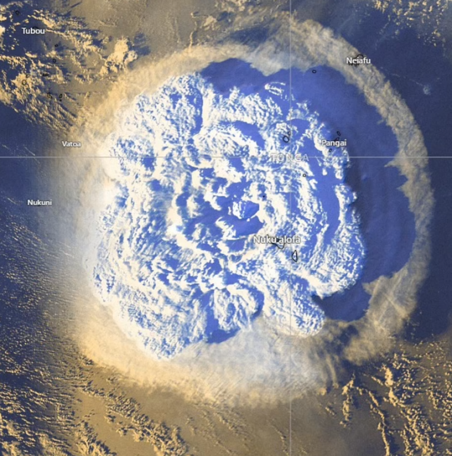 Εκρηξη ηφαιστείου στο νησί Τόγκα: Ταρακούνησε τον Ειρηνικό ωκεανό
