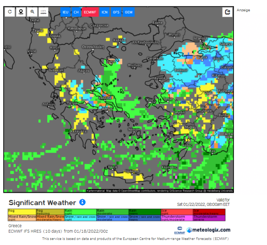 Καιρός: Σε «κατάψυξη» μπαίνει από σήμερα η χώρα - Έρχονται χιόνια και στην Αθήνα