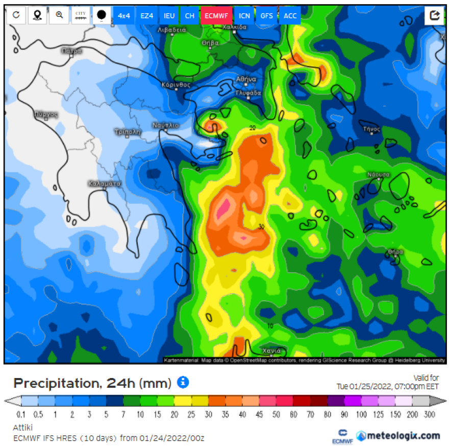Κακοκαιρία «Ελπίς»: Οι χιονοκαταιγίδες θα ενταθούν στην Αττική τη νύχτα, τι προβλέπουν για τις επόμενες ώρες Καλλιάνος - Λαγουβάρδος 