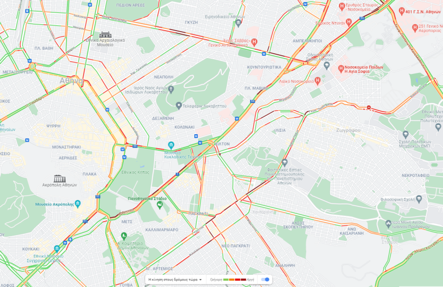 Κίνηση στους δρόμους - Πάγος μετά τα χιόνια: Πού θα συναντήσετε μποτιλιάρισμα τώρα