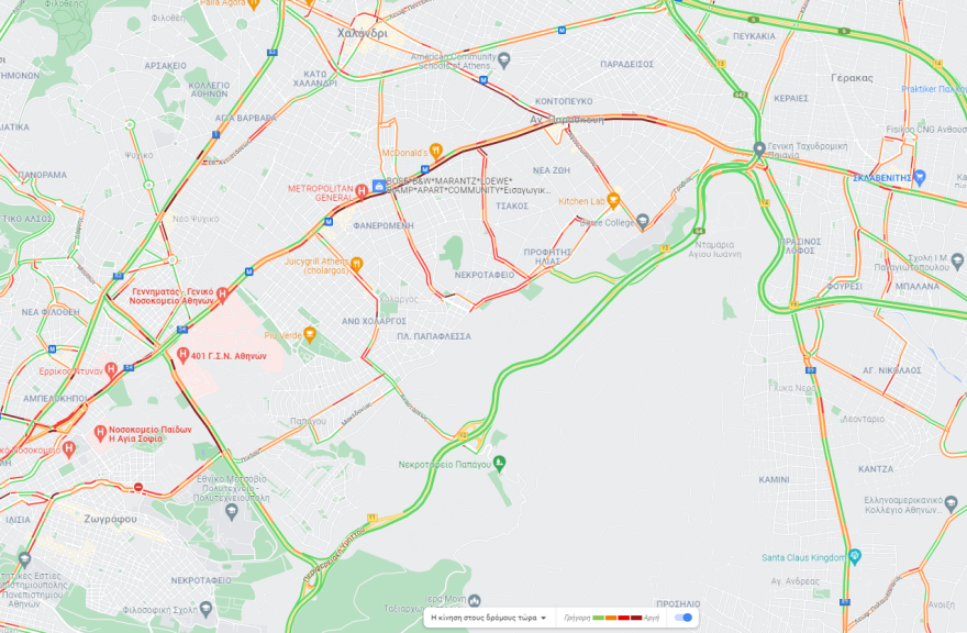 Κίνηση στους δρόμους - Πάγος μετά τα χιόνια: Πού θα συναντήσετε μποτιλιάρισμα τώρα